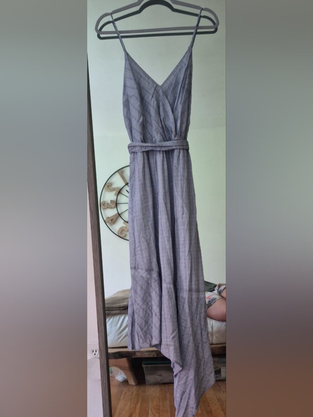 NWT Light Blue Spaghetti Strap  Maxi Dress S